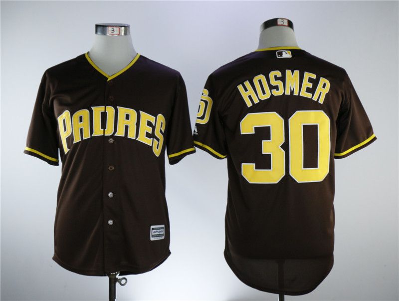 Men San Diego Padres #30 Hosmer Coffee Game MLB Jerseys->->MLB Jersey
